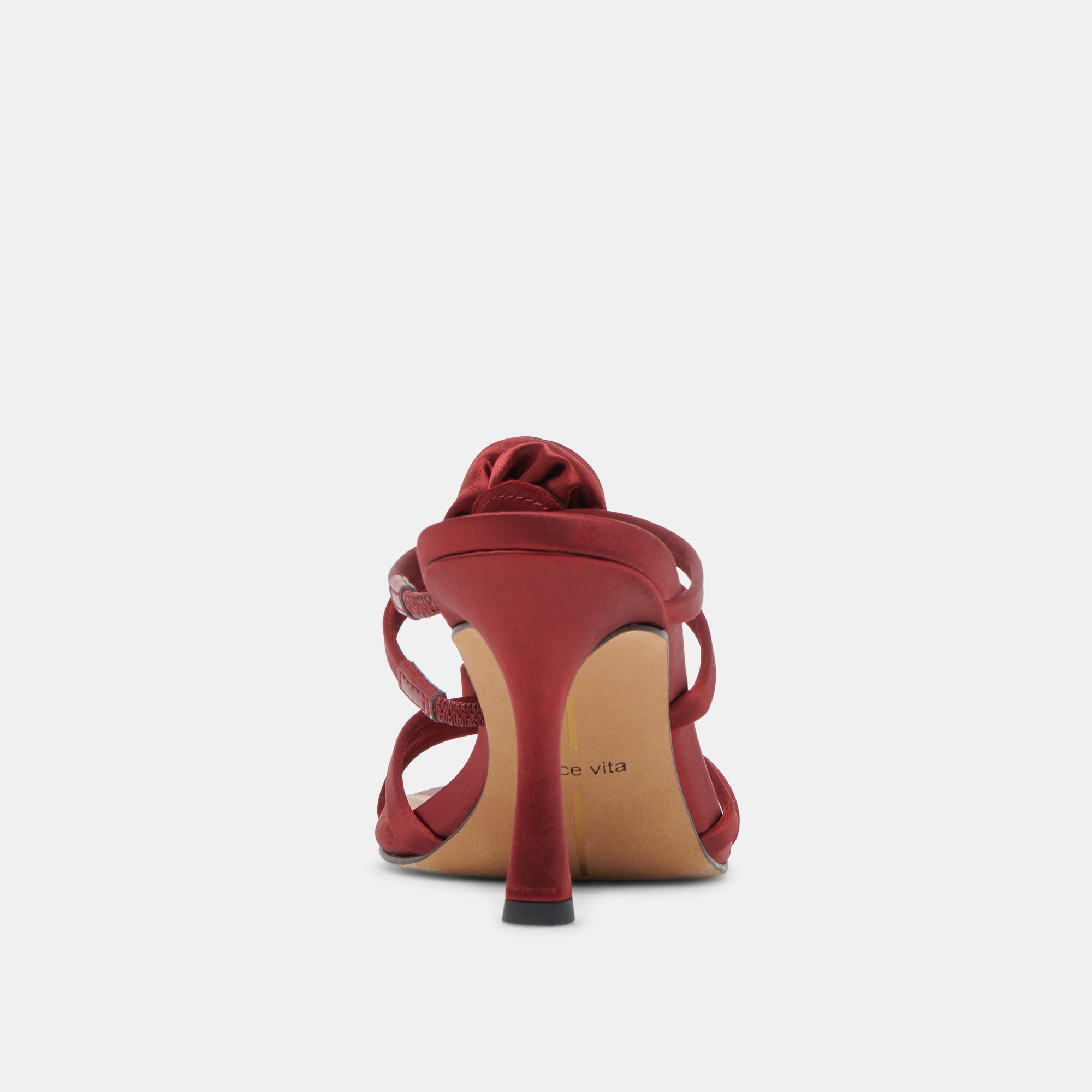 LINZY HEELS WINE SATIN - view 7
