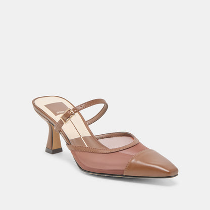 LOYD HEELS BURGUNDY MESH