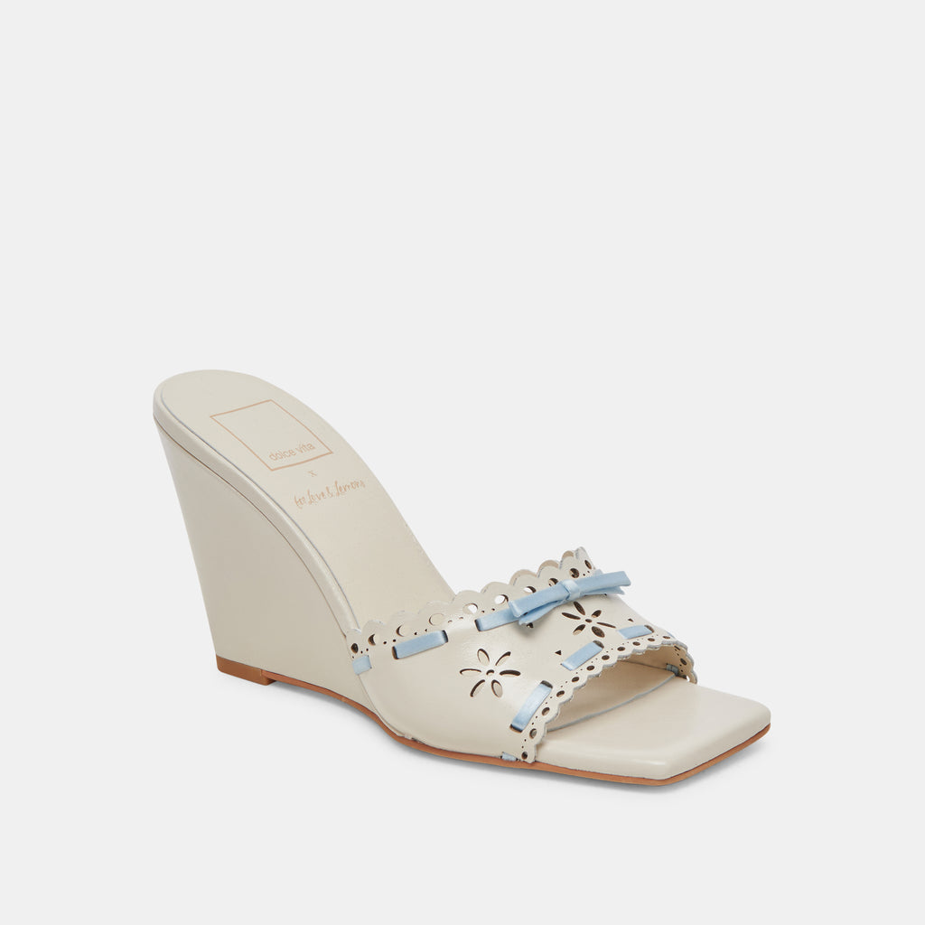MADALE WEDGES IVORY PATENT LEATHER - image 3