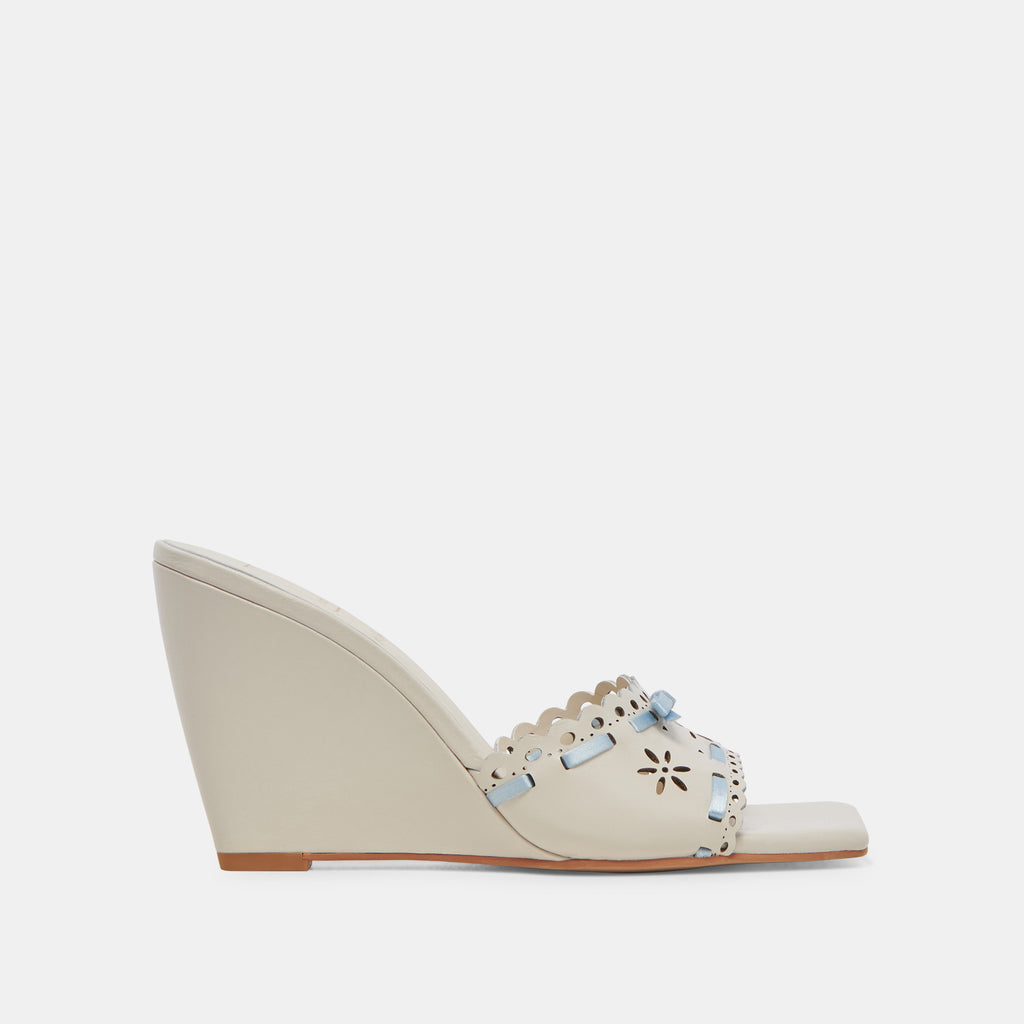 MADALE WEDGES IVORY PATENT LEATHER - image 1