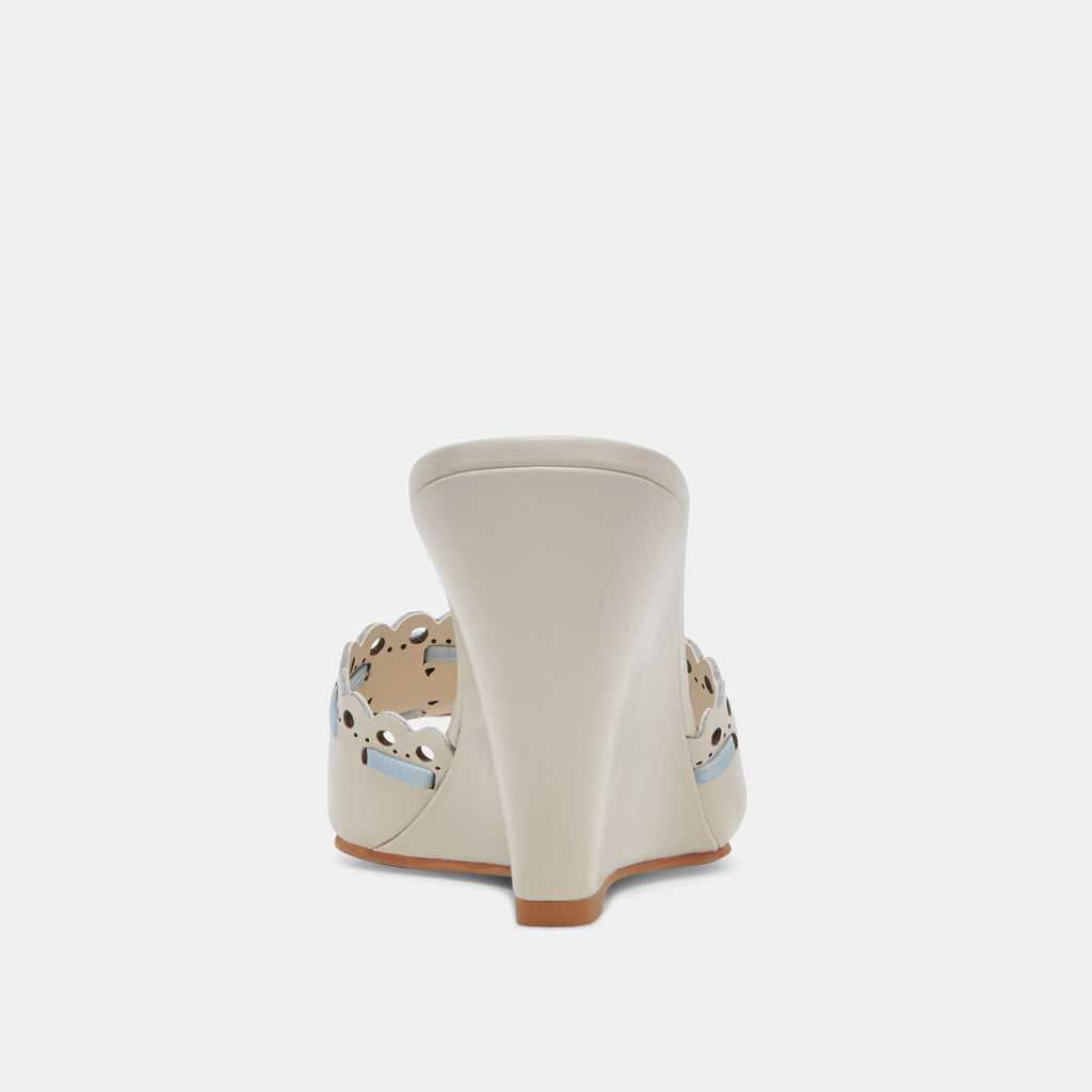 MADALE WEDGES IVORY PATENT LEATHER - image 9