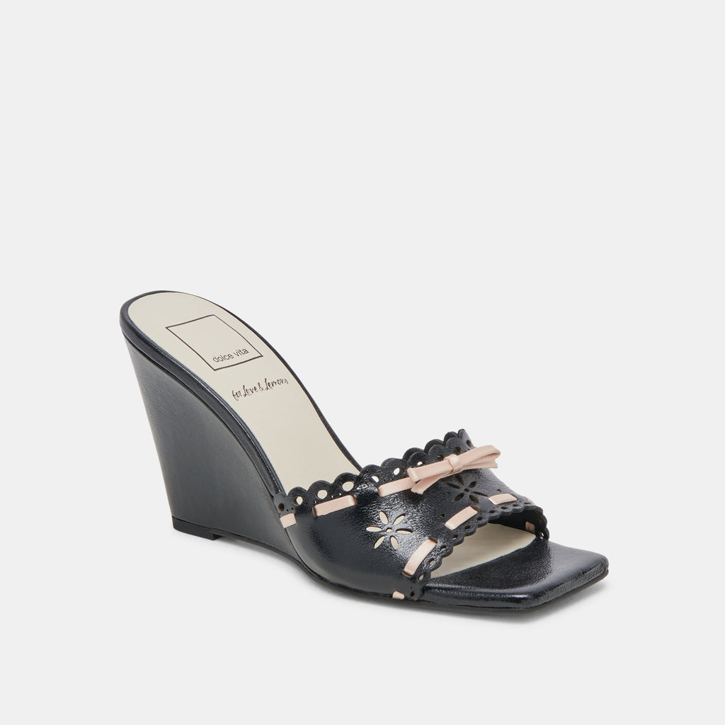 MADALE WEDGES MIDNIGHT PATENT LEATHER - image 2