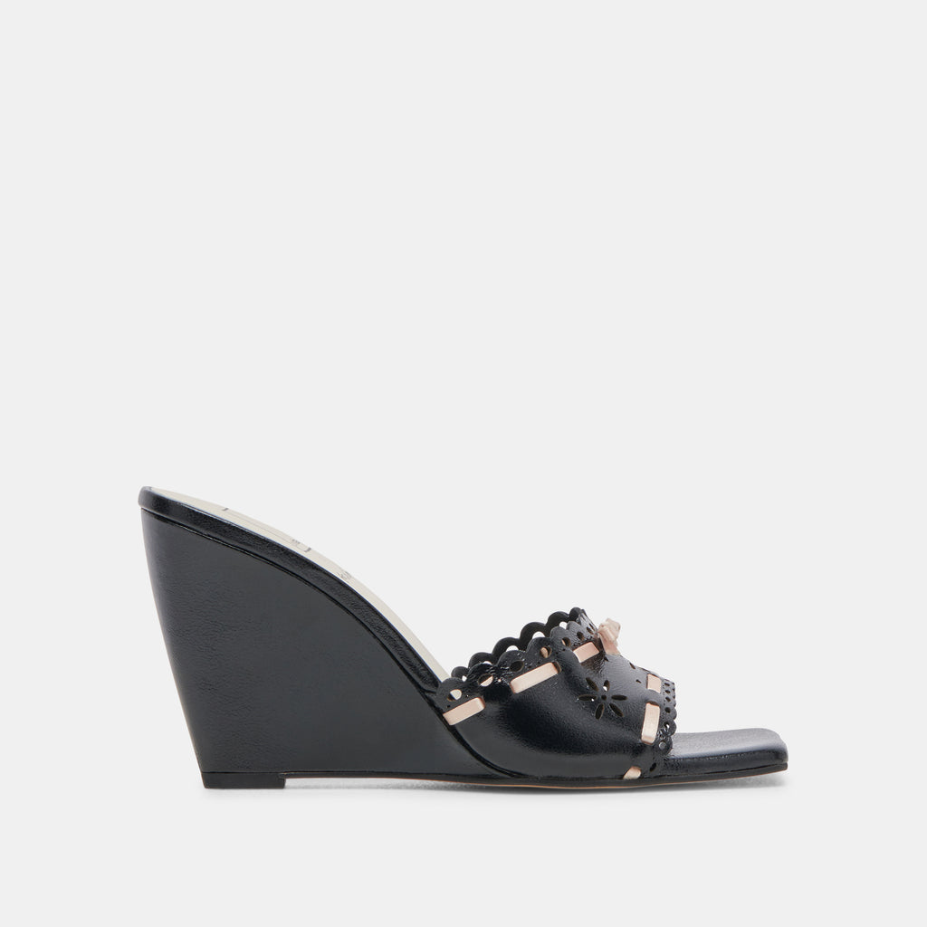 MADALE WEDGES MIDNIGHT PATENT LEATHER - image 1
