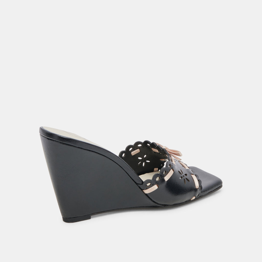 MADALE WEDGES MIDNIGHT PATENT LEATHER - image 3