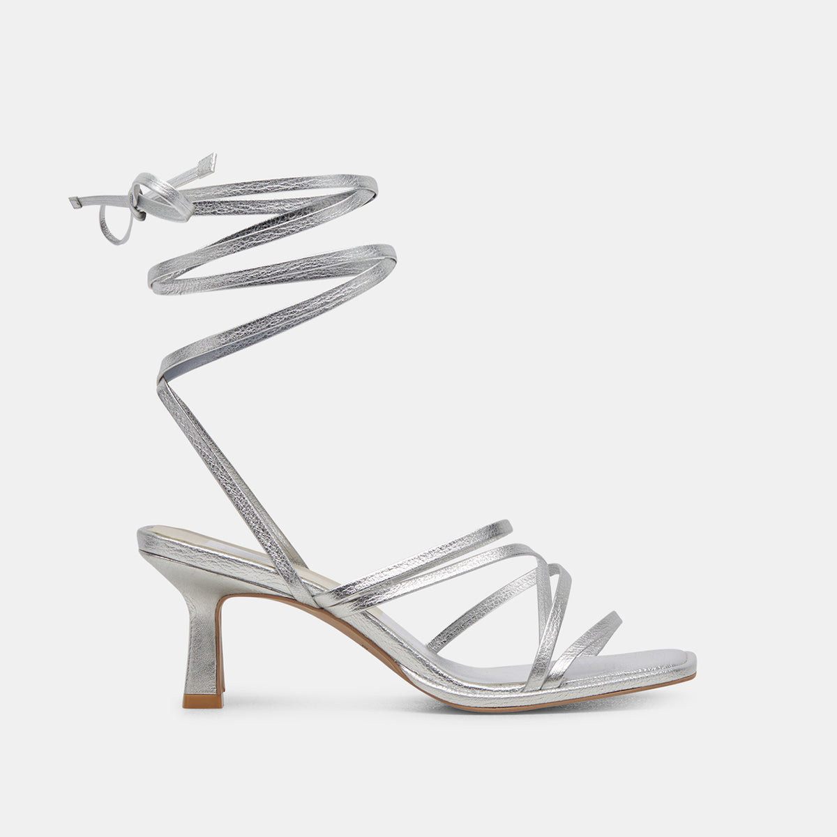 MALABO HEELS METALLIC LEATHER