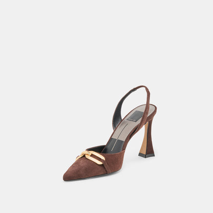 MALIK HEELS MAHOGANY NUBUCK