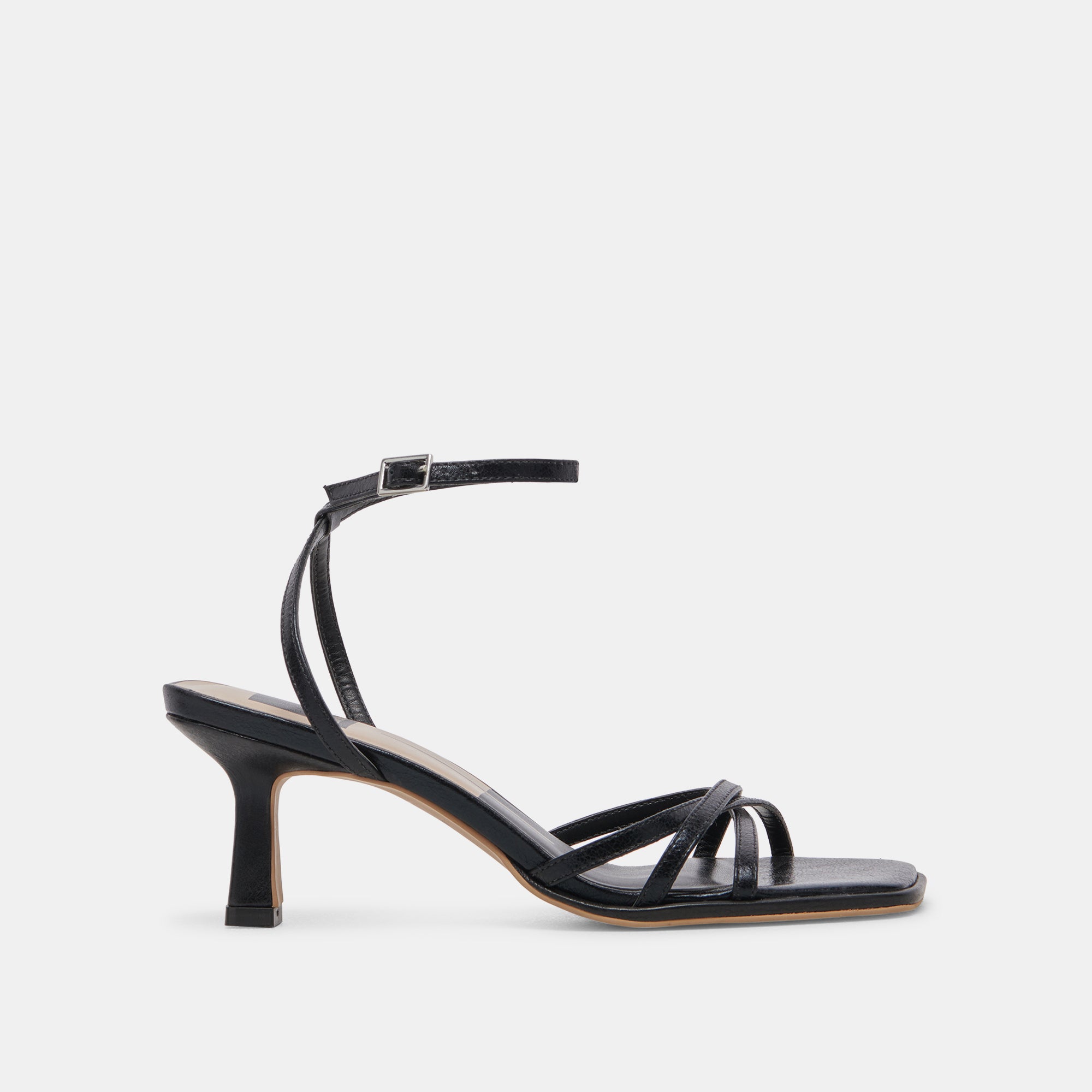Manji Wide Midnight Patent Leather Heels | Dolce Vita