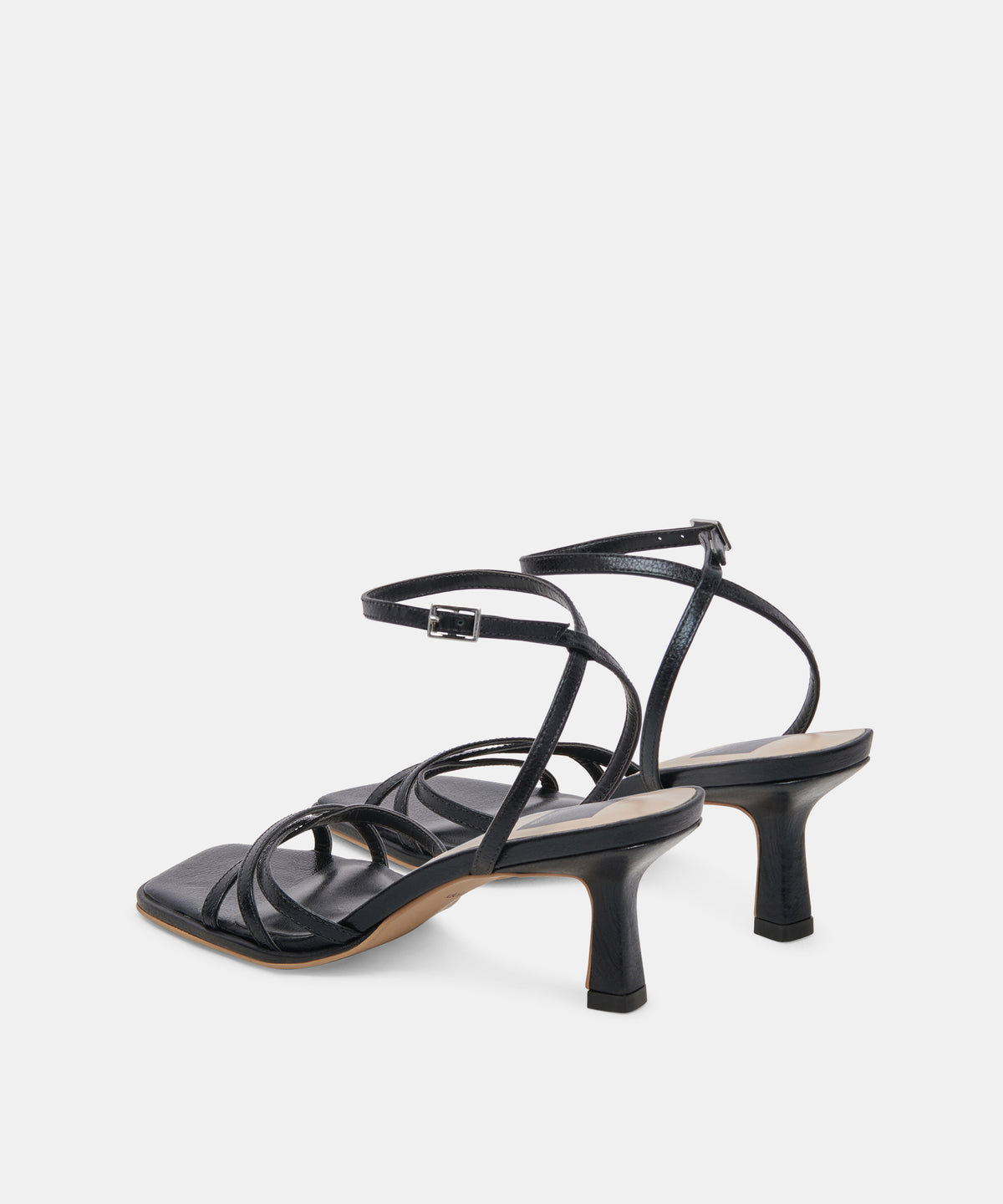 MANJI WIDE HEELS MIDNIGHT PATENT LEATHER - view 4