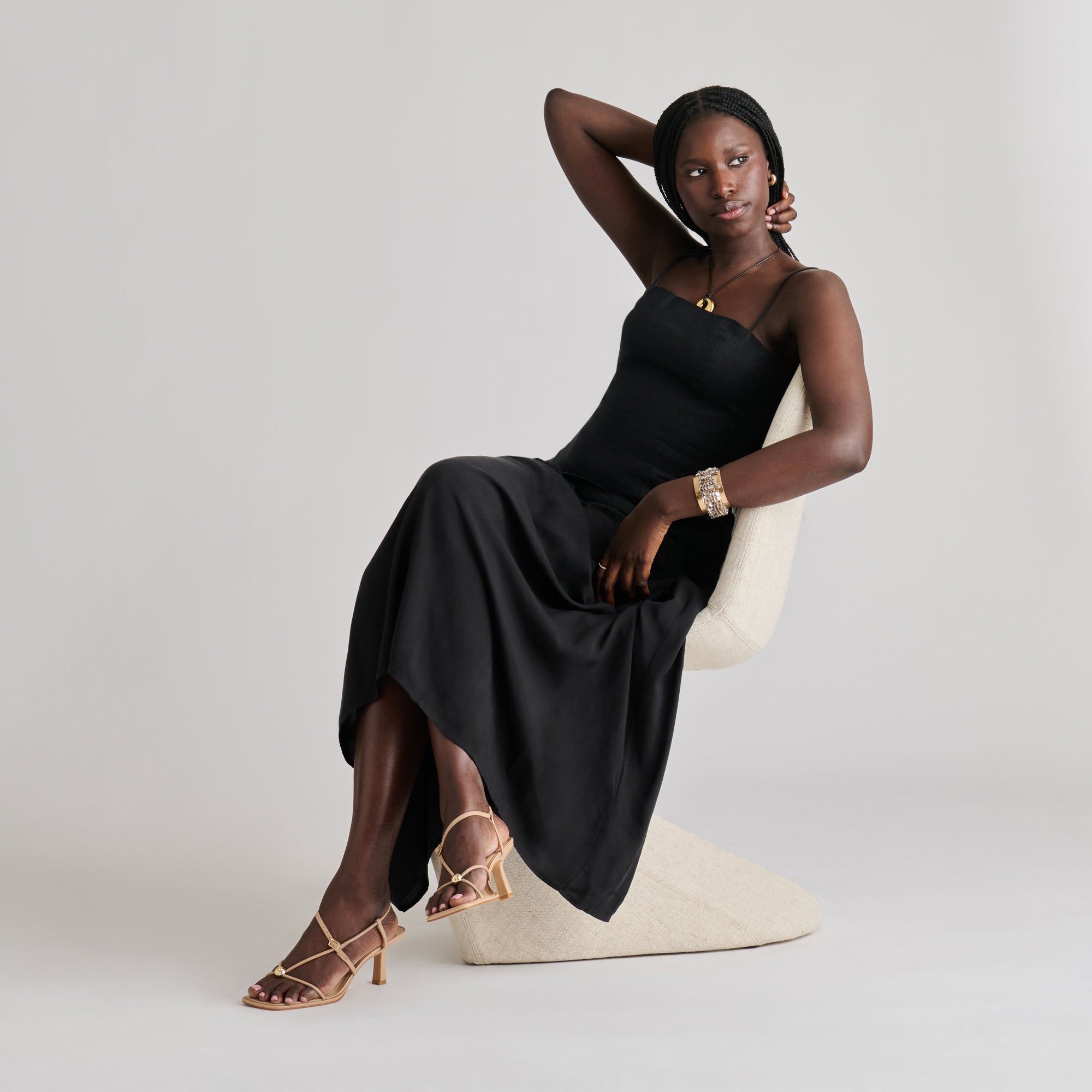 MYLEE HEELS LIGHT TAN LEATHER