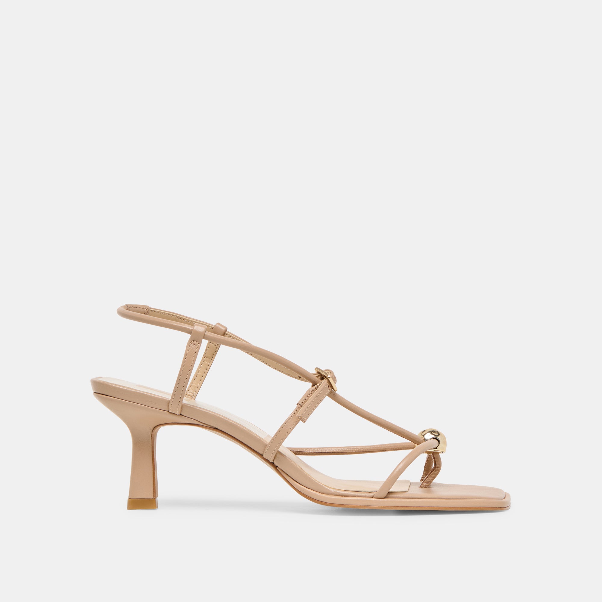 Mylee Light Tan Leather Heels | Dolce Vita