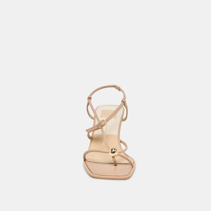 MYLEE HEELS LIGHT TAN LEATHER