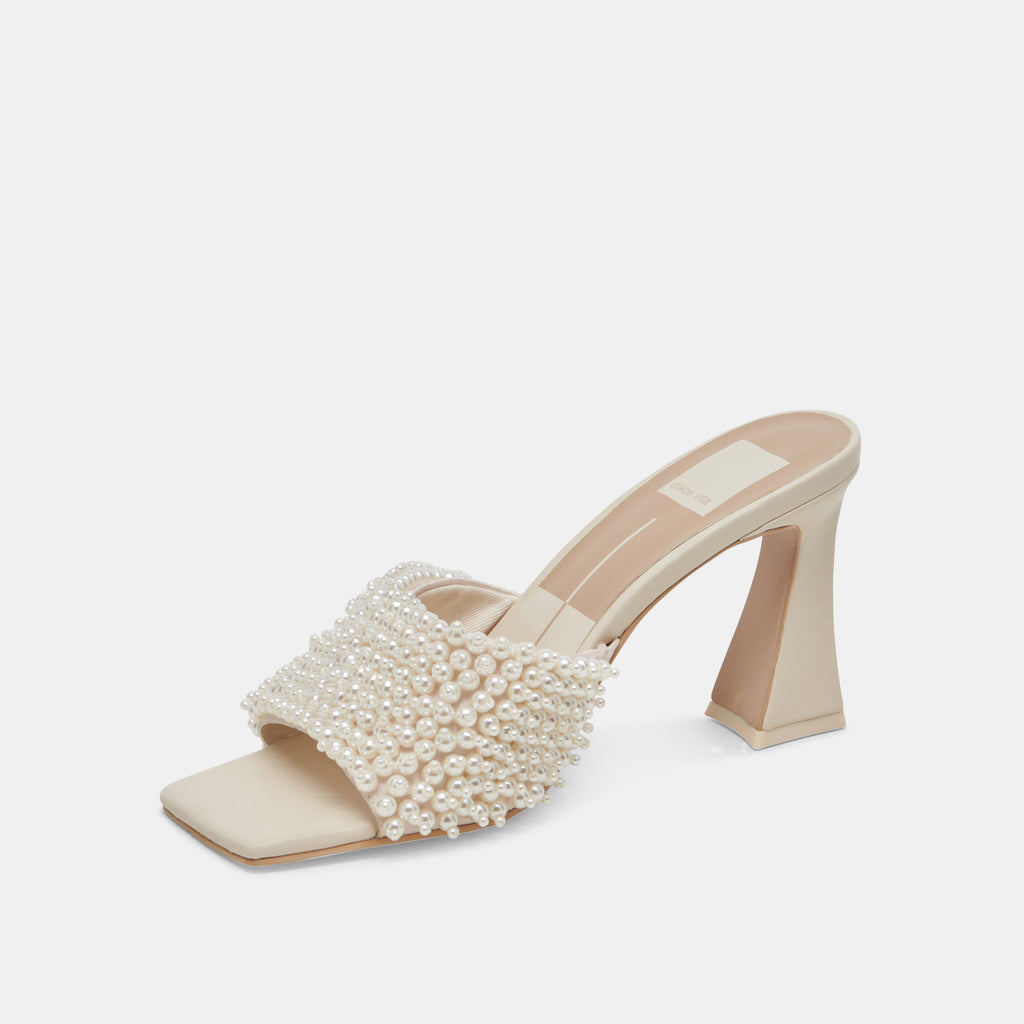 ivee sandals vanilla pearls