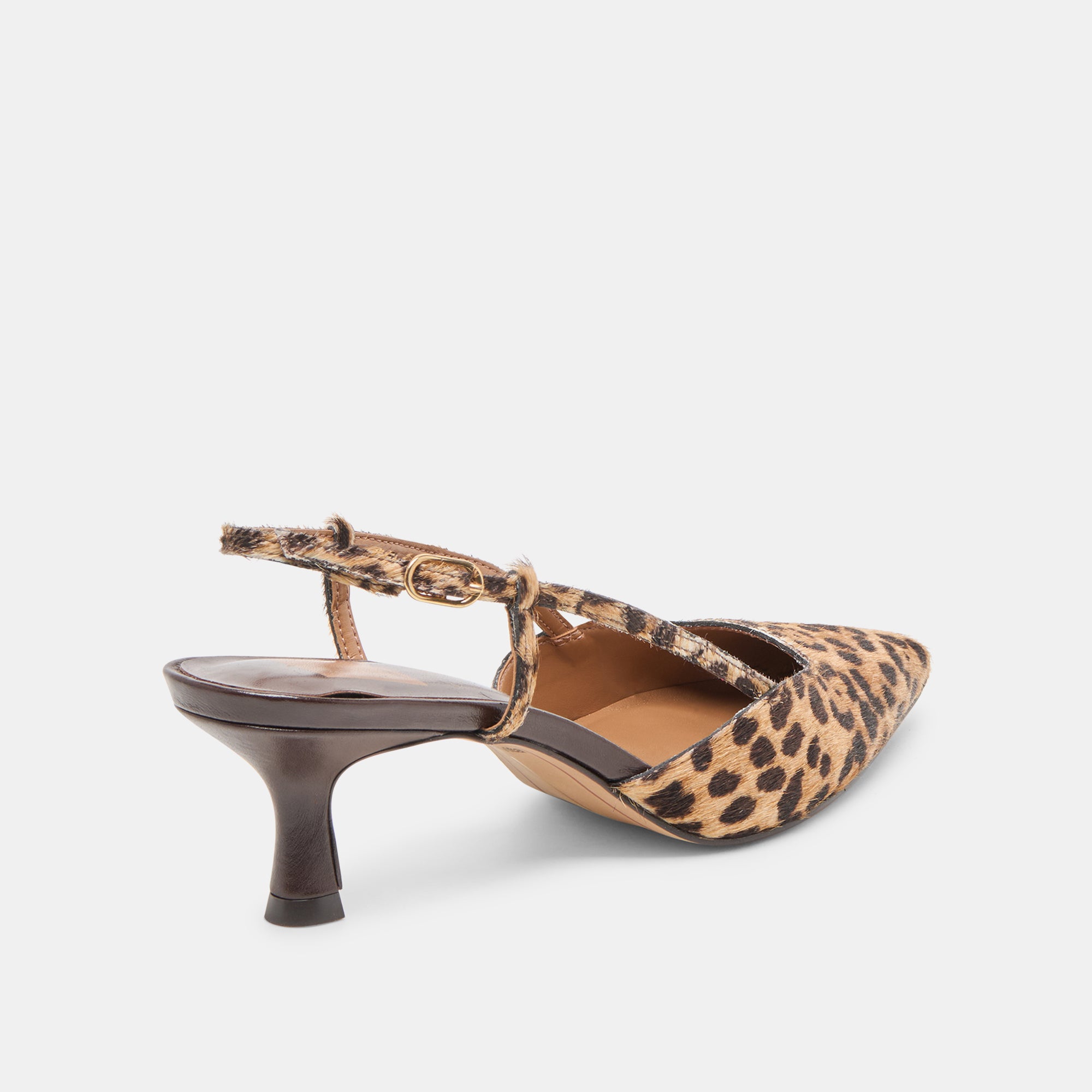 Odela Dk Leopard Calf Hair Heels Dolce Vita - Main Image
