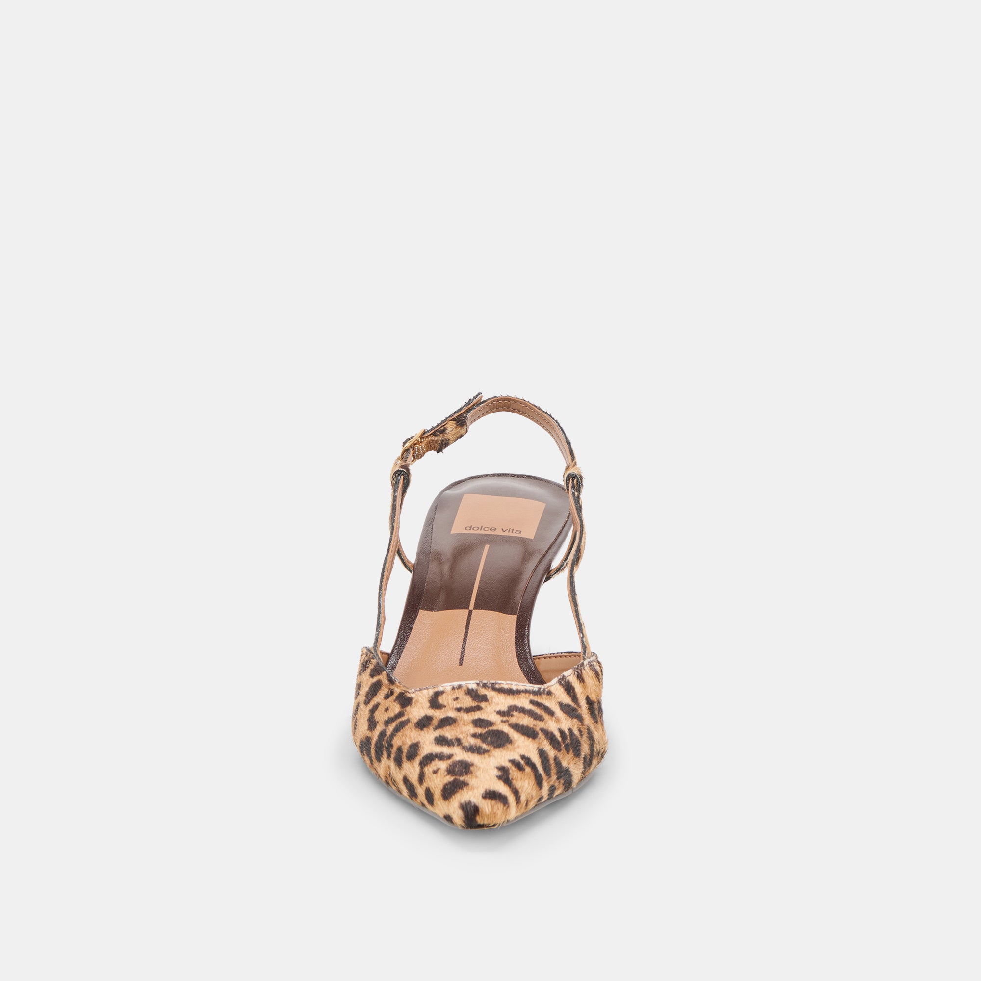 ODELA HEELS DK LEOPARD CALF HAIR