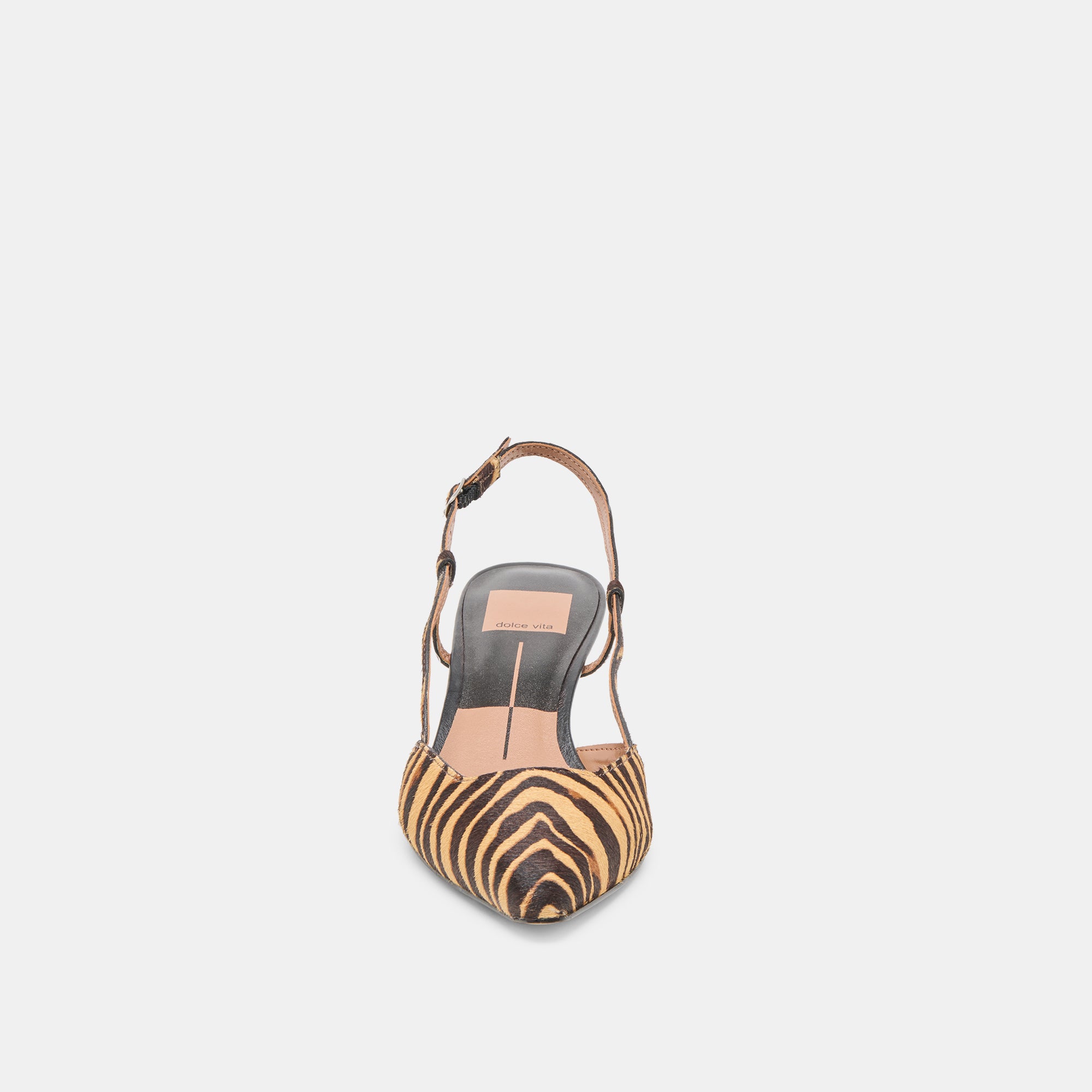 ODELA HEELS TIGER CALF HAIR