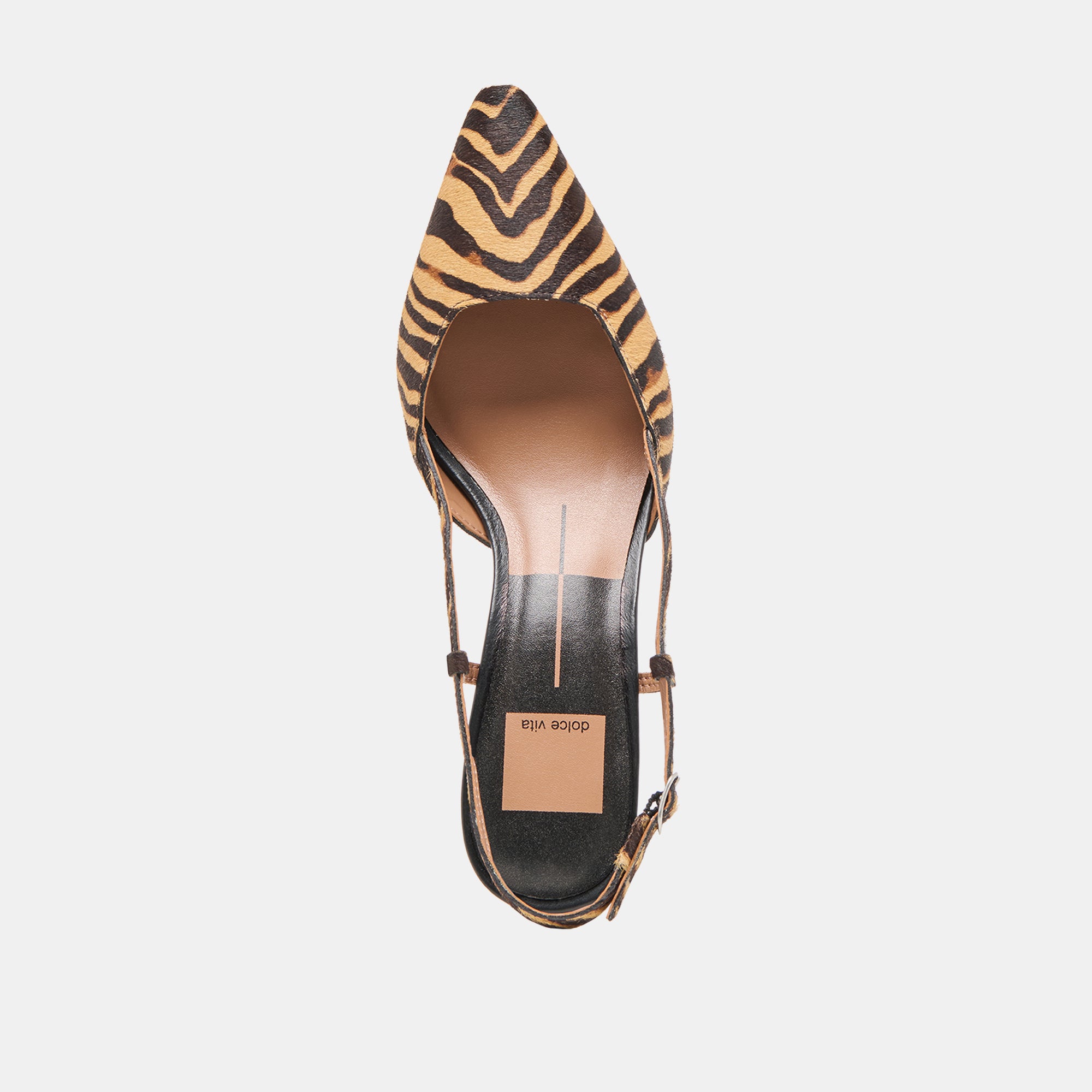 ODELA HEELS TIGER CALF HAIR