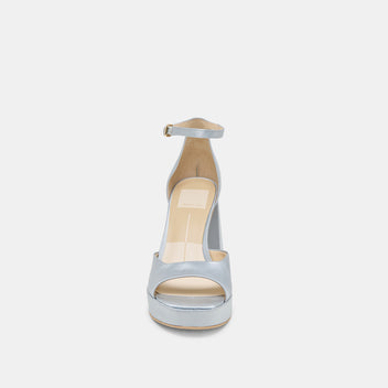 Pandro Heels in Platinum