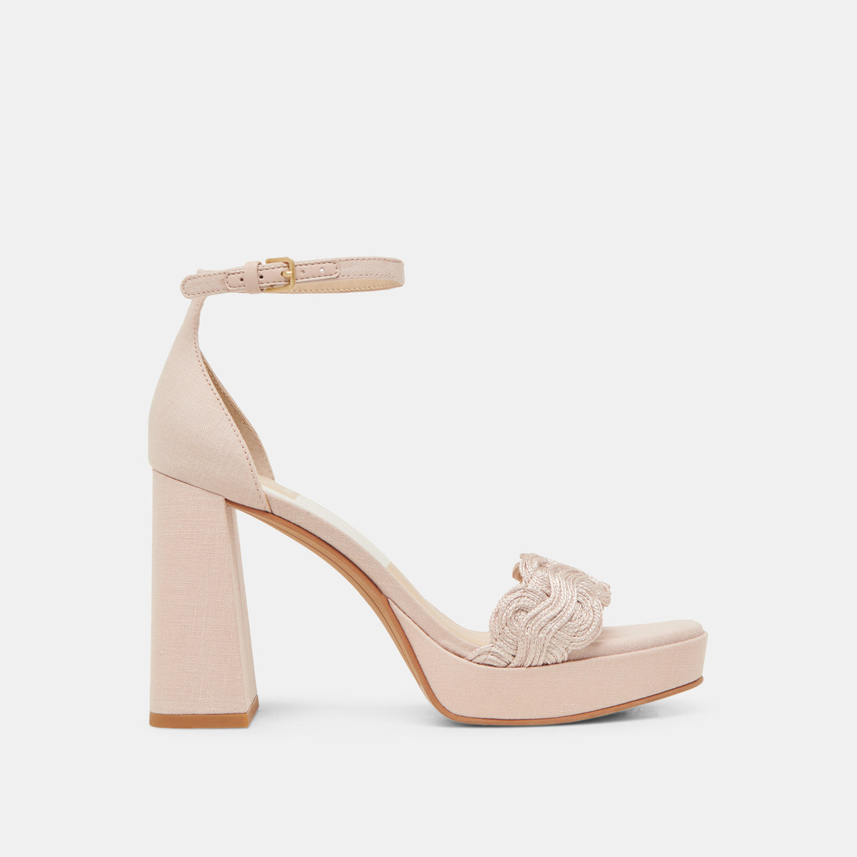 PELTIN HEELS LIGHT WOVEN RAFFIA