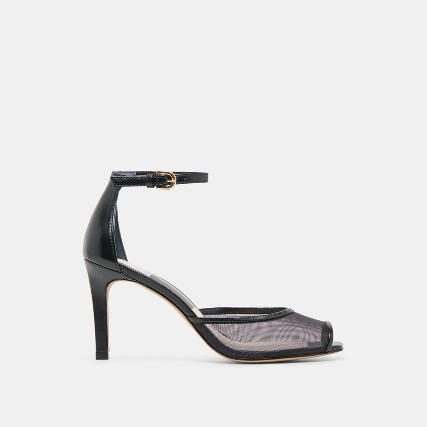 Serlo Onyx Mesh Heels | Dolce Vita