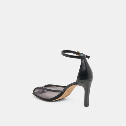 SERLO MESH HEELS ONYX MESH