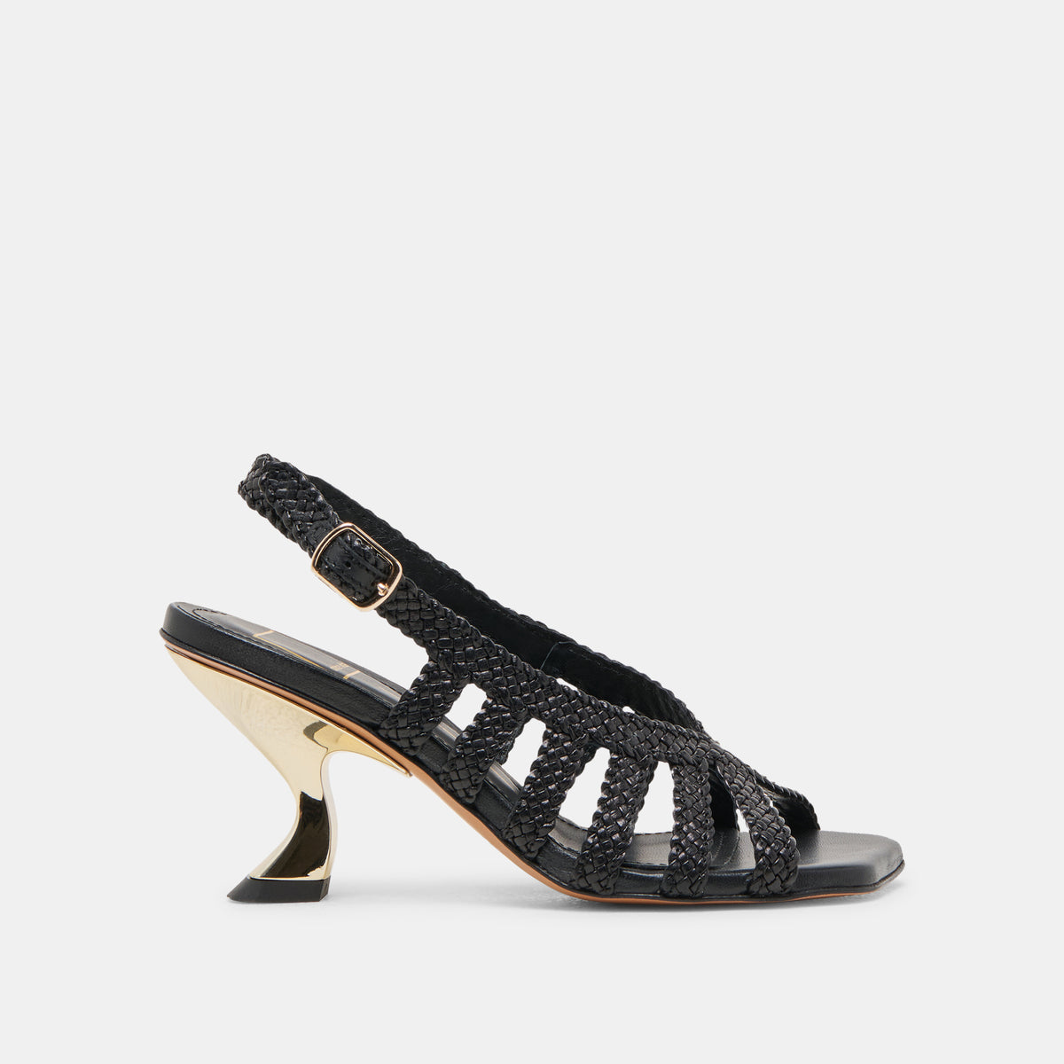 SICILY HEELS WOVEN LEATHER