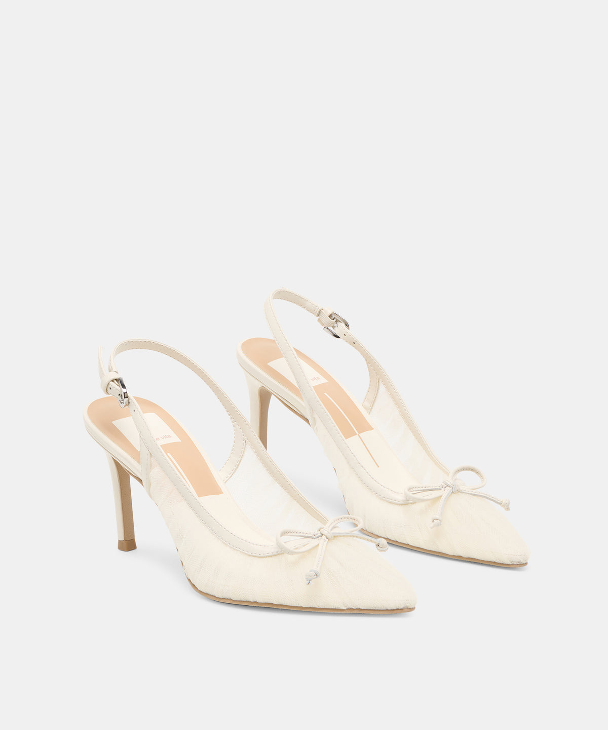 YELA HEELS WHITE TULLE - view 2