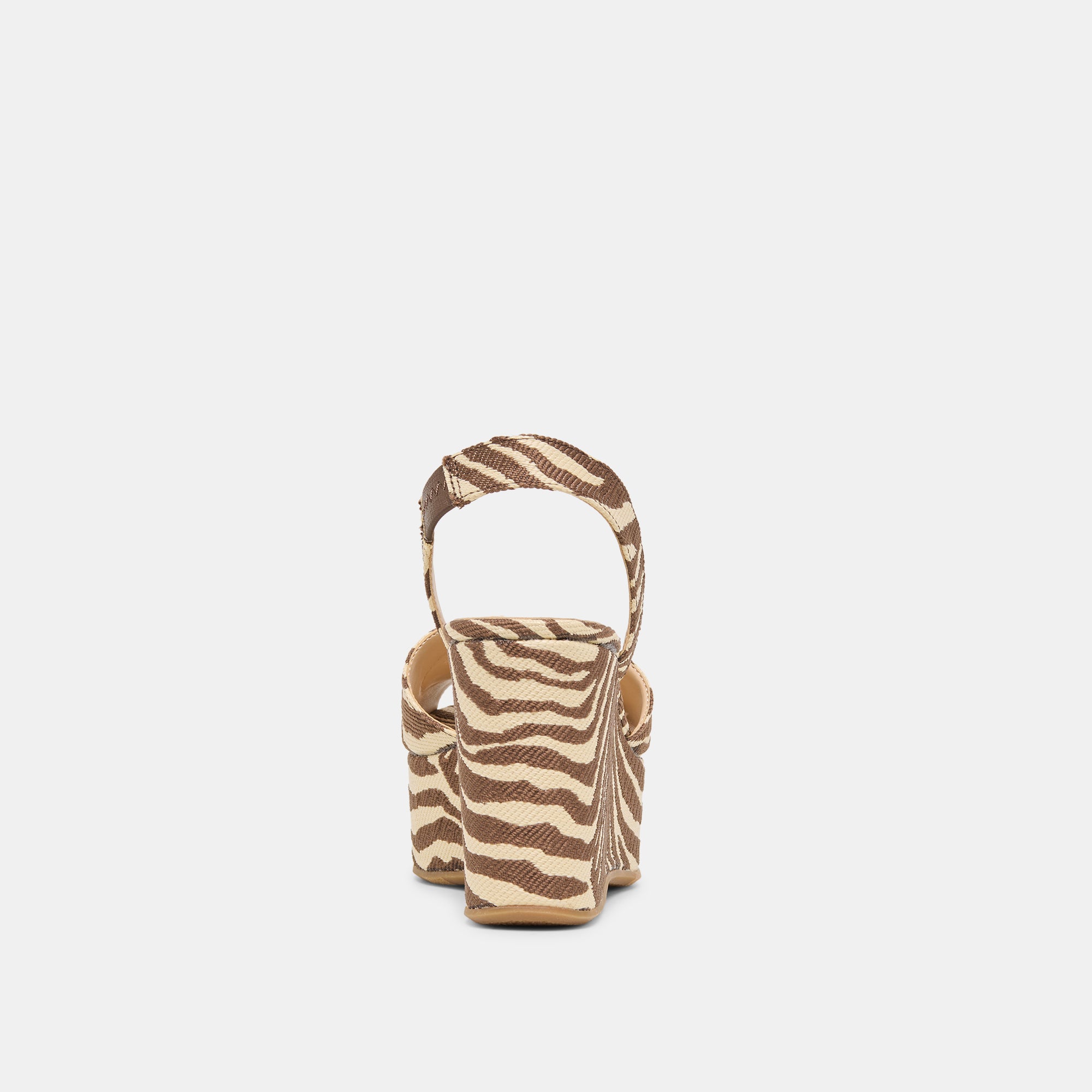 AKERA WEDGES BEIGE ZEBRA RAFFIA - view 7