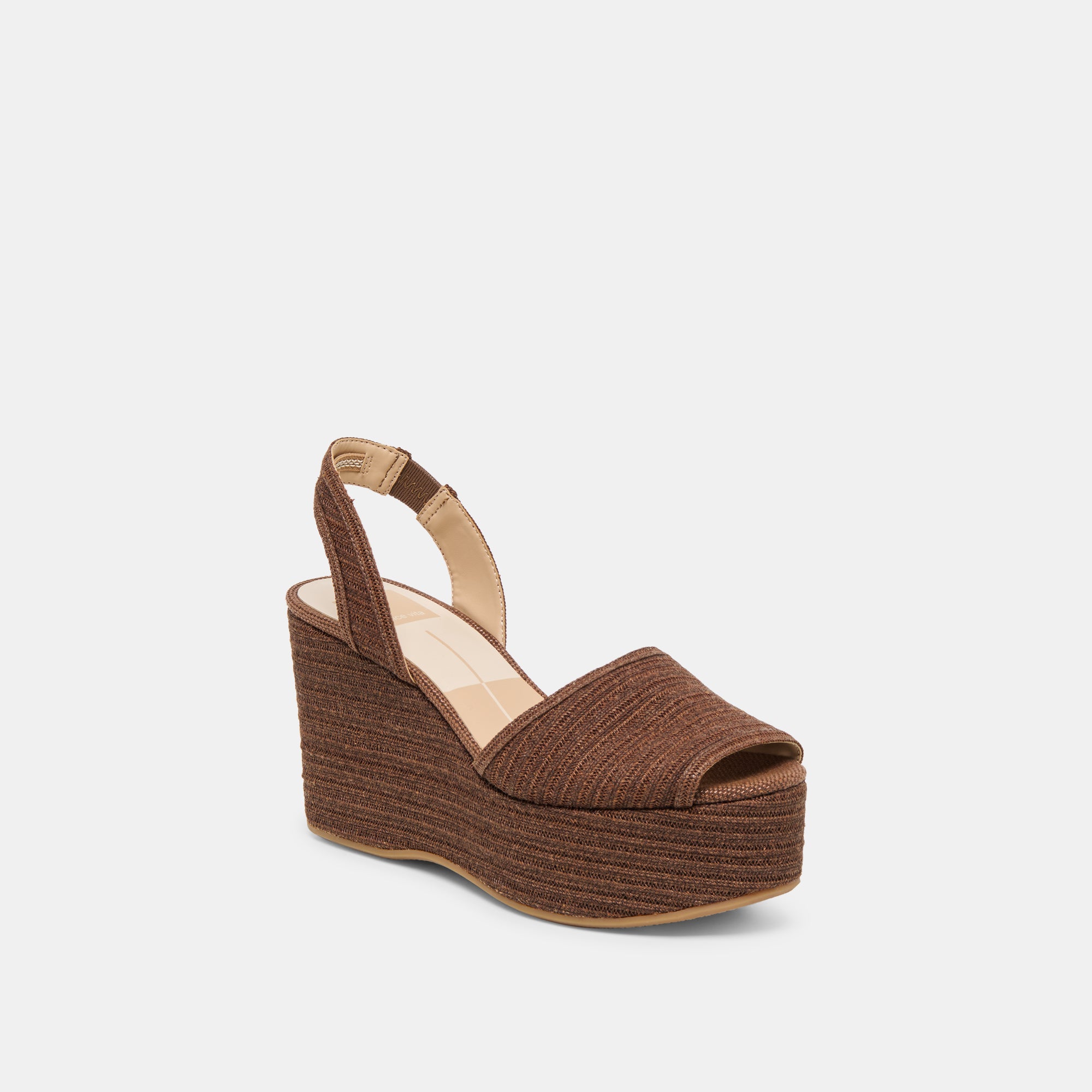 AKERA WEDGES COCOA RAFFIA - view 2