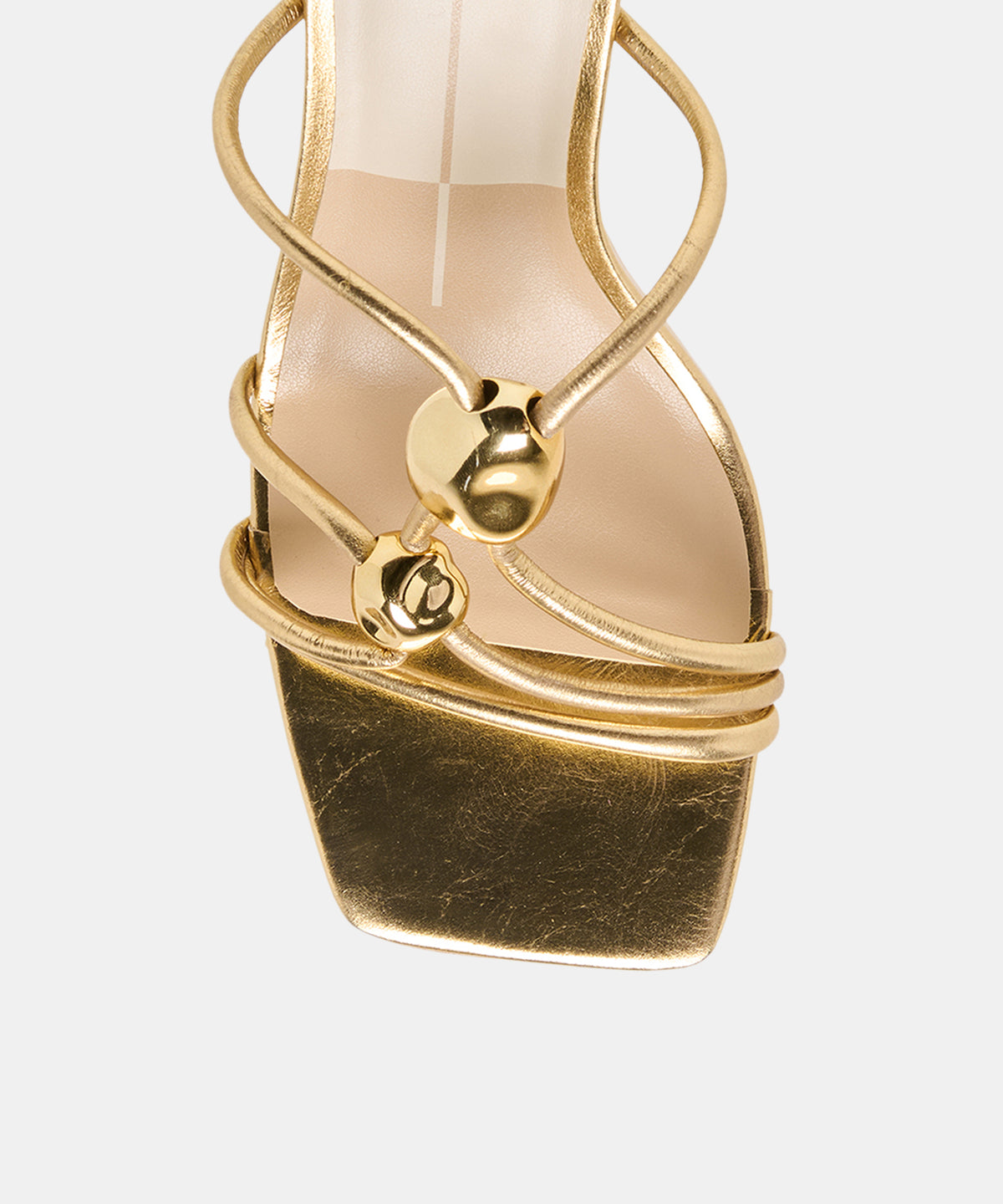 ALAYNA HEELS GOLD LEATHER - view 3
