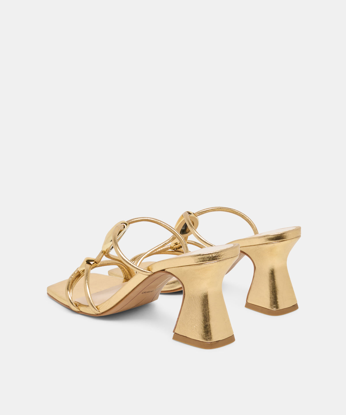 ALAYNA HEELS GOLD LEATHER - view 4