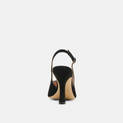 ALINNA HEELS ONYX SUEDE