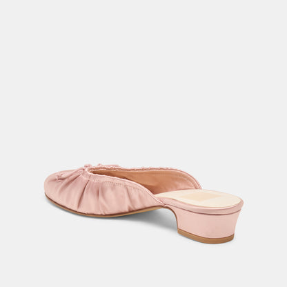 ARDENA SATIN HEELS LT BLUSH SATIN