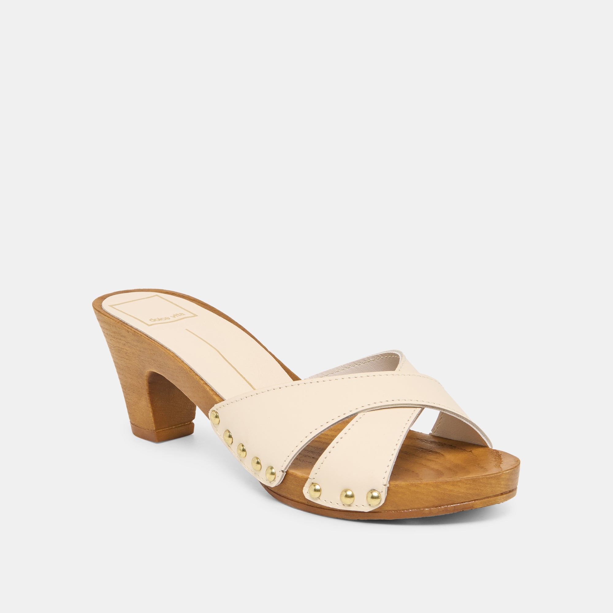 AVERIE HEELS BONE LEATHER - view 2