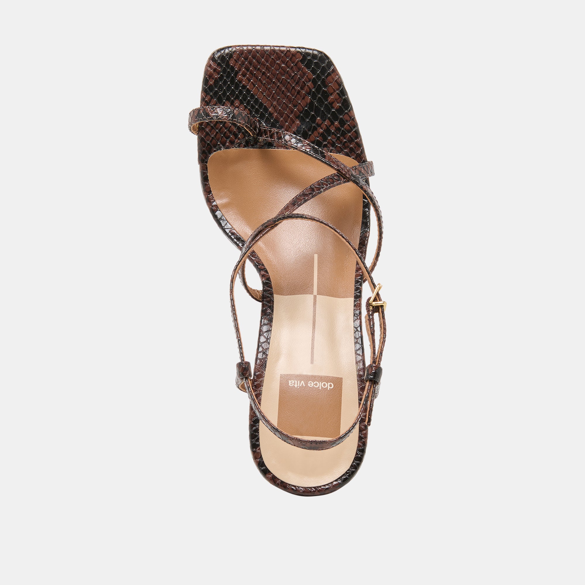AYLEE WEDGES JAVA EMBOSSED LEATHER