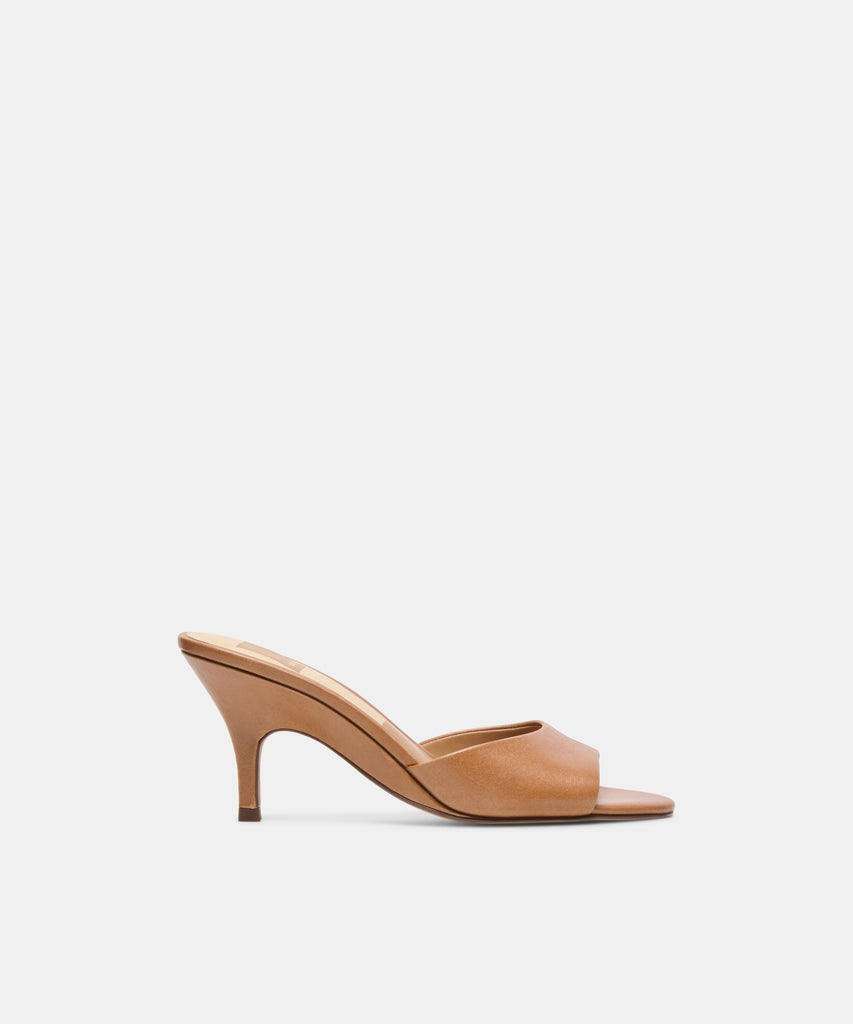BELEN HEELS TAN LEATHER