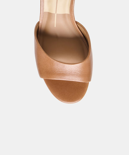 BELEN HEELS TAN LEATHER