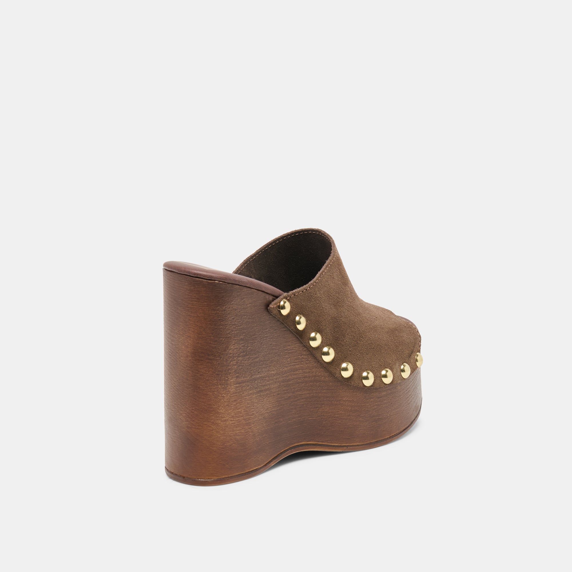 BIRK WEDGES DK BROWN SUEDE - view 3