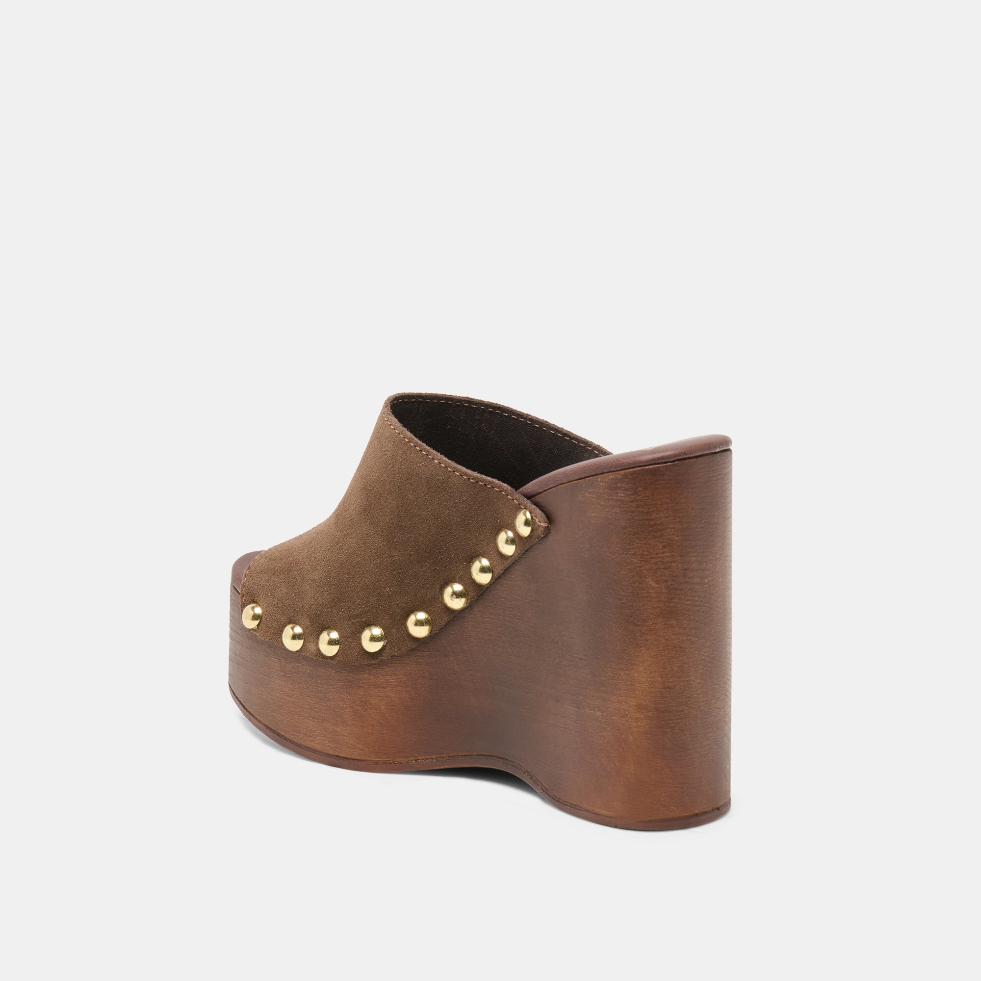 BIRK WEDGES DK BROWN SUEDE - view 5