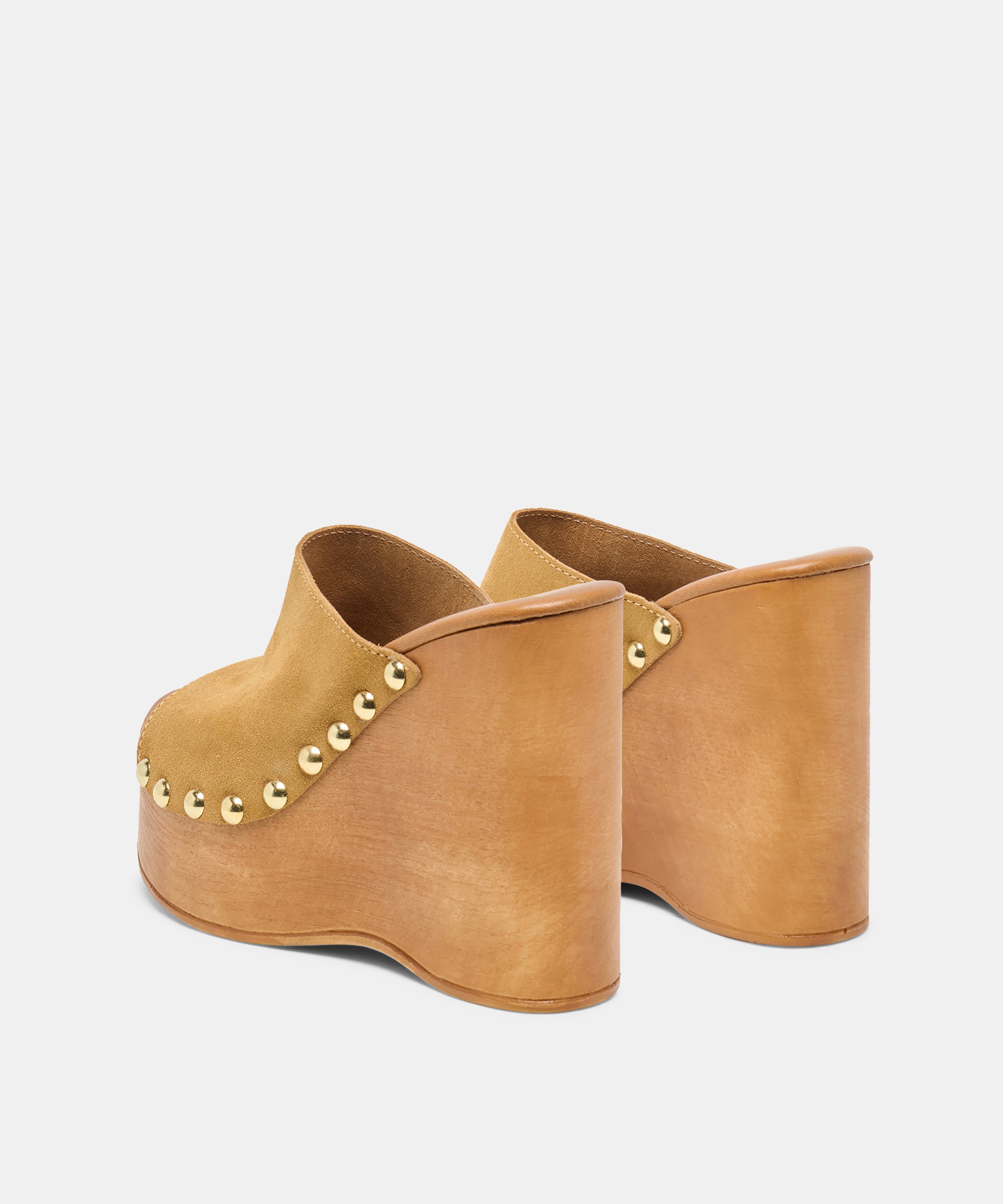 BIRK WEDGES TAN SUEDE - view 5