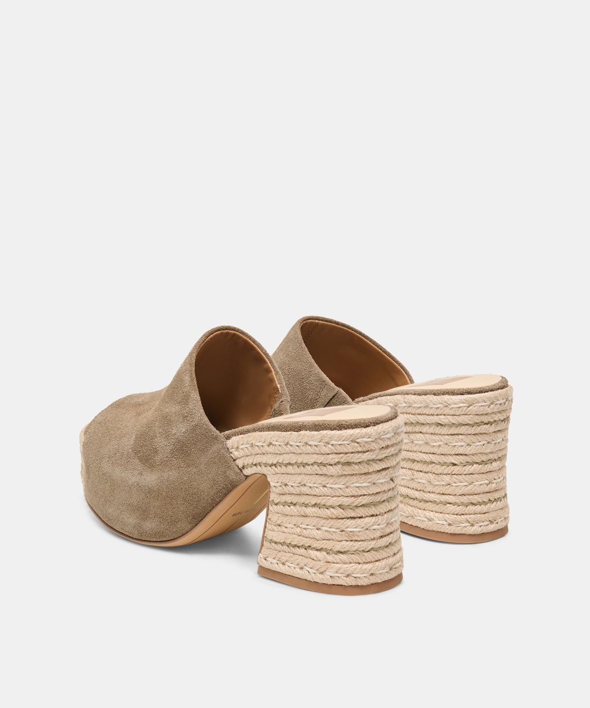 BOHDI ESPADRILLE HEELS OLIVE SUEDE - view 4