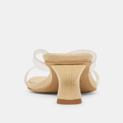 BREVEL VINYL HEELS CRYSTAL JELLY