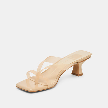 BREVEL VINYL HEELS PRALINE JELLY