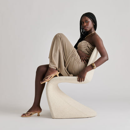 BREVEL VINYL HEELS PRALINE JELLY