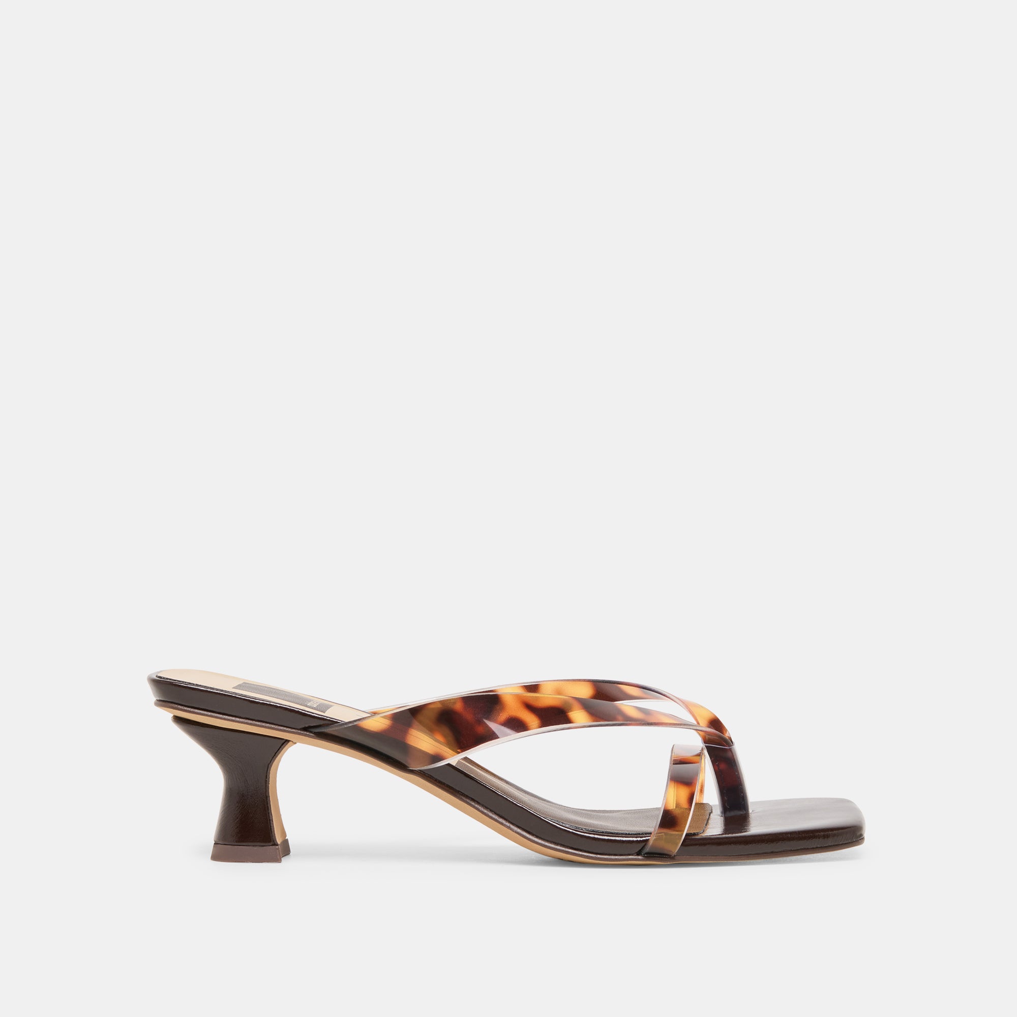 Brevel Vinyl Tortoise Jelly Heels | Dolce Vita