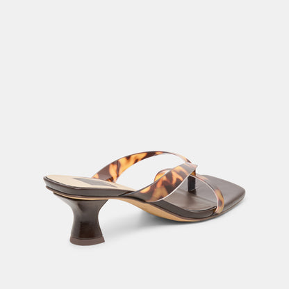 BREVEL VINYL HEELS TORTOISE JELLY