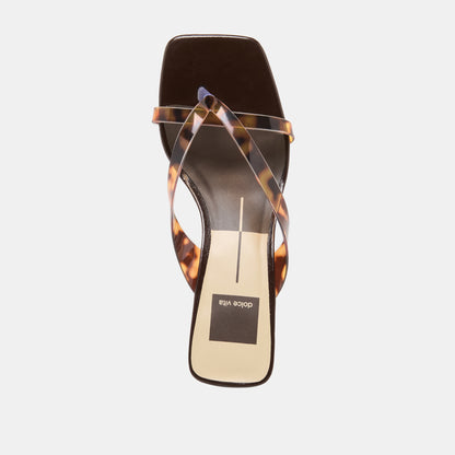 BREVEL VINYL HEELS TORTOISE JELLY