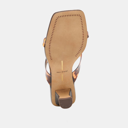 BREVEL VINYL HEELS TORTOISE JELLY