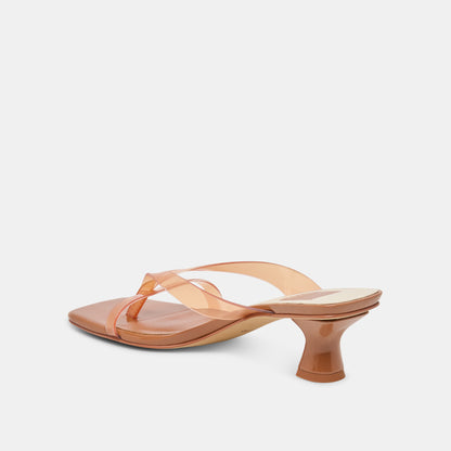 BREVEL VINYL HEELS WHISKEY JELLY