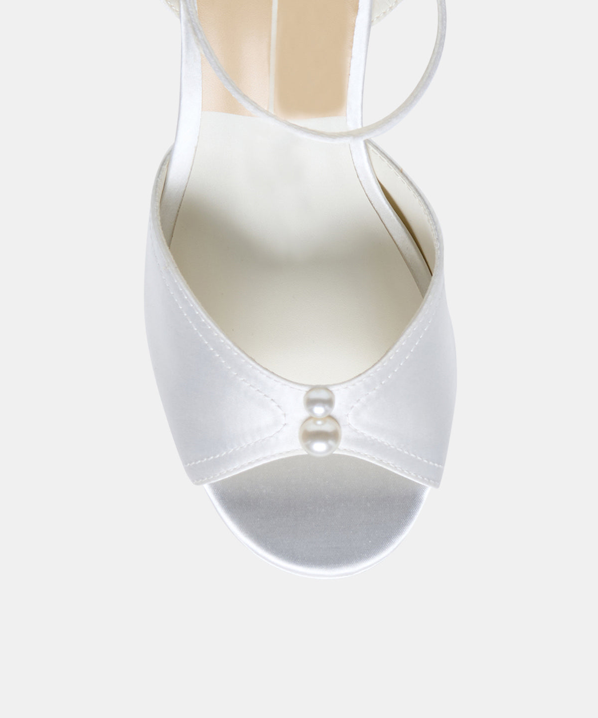 BRYLA HEELS WHITE SATIN - view 3