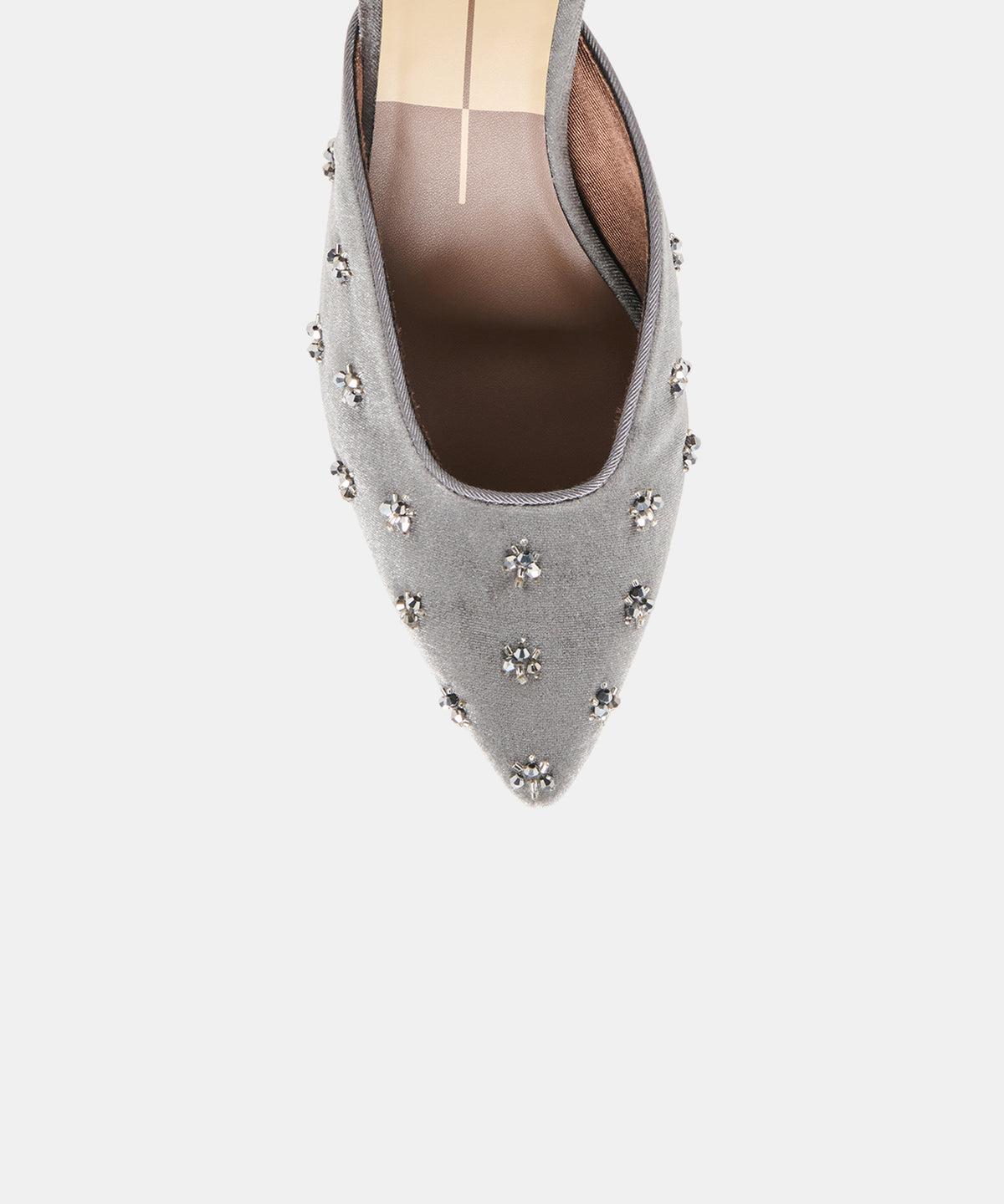 CAMLA VELVET HEELS GREY VELVET - view 3
